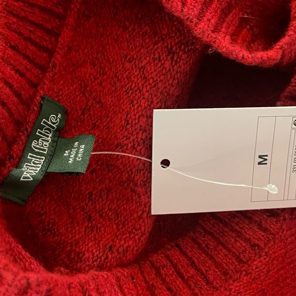 Wild Fable Red Sweater NWT - Picture 6 of 7